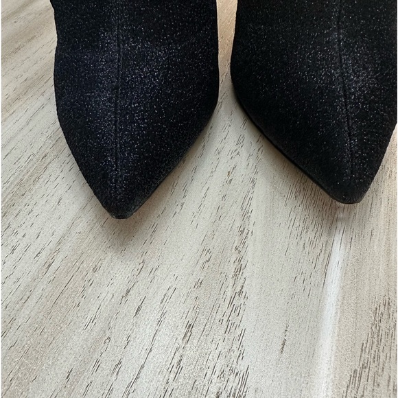 EUC Jewl Badgley Mischka Black Romance Booties - Picture 7 of 9